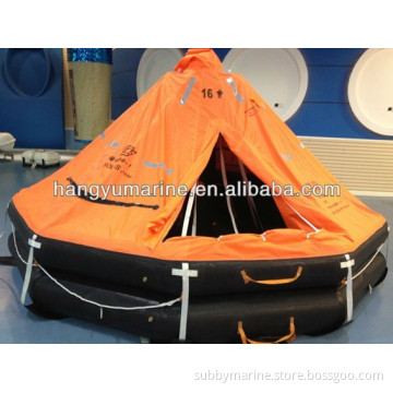 life raft Solas KHA type throw-over board inflatable liferafts